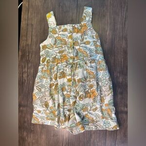 Kate Quinn Vintage Style Floral Romper Shorts - 4T